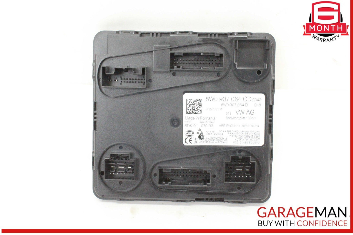 17-19 Audi Q7 Body Comfort Control Module Unit BCM 8W0907064CD OEM