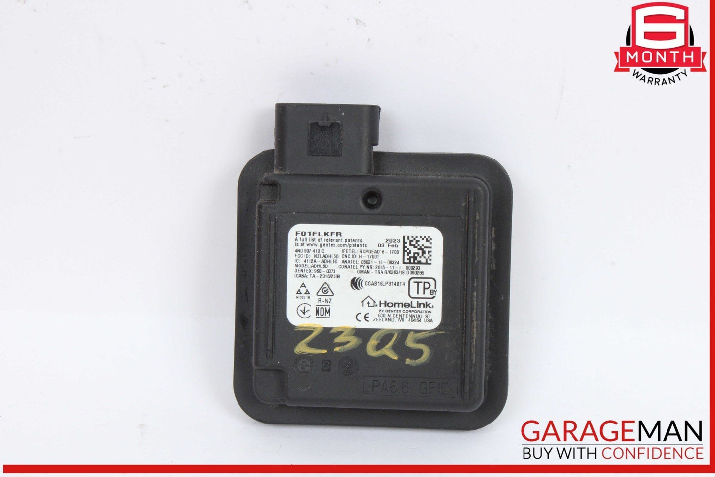 18-24 Audi Q5 S5 A5 Garage Door Opener Control Module Unit 4N0907410C OEM