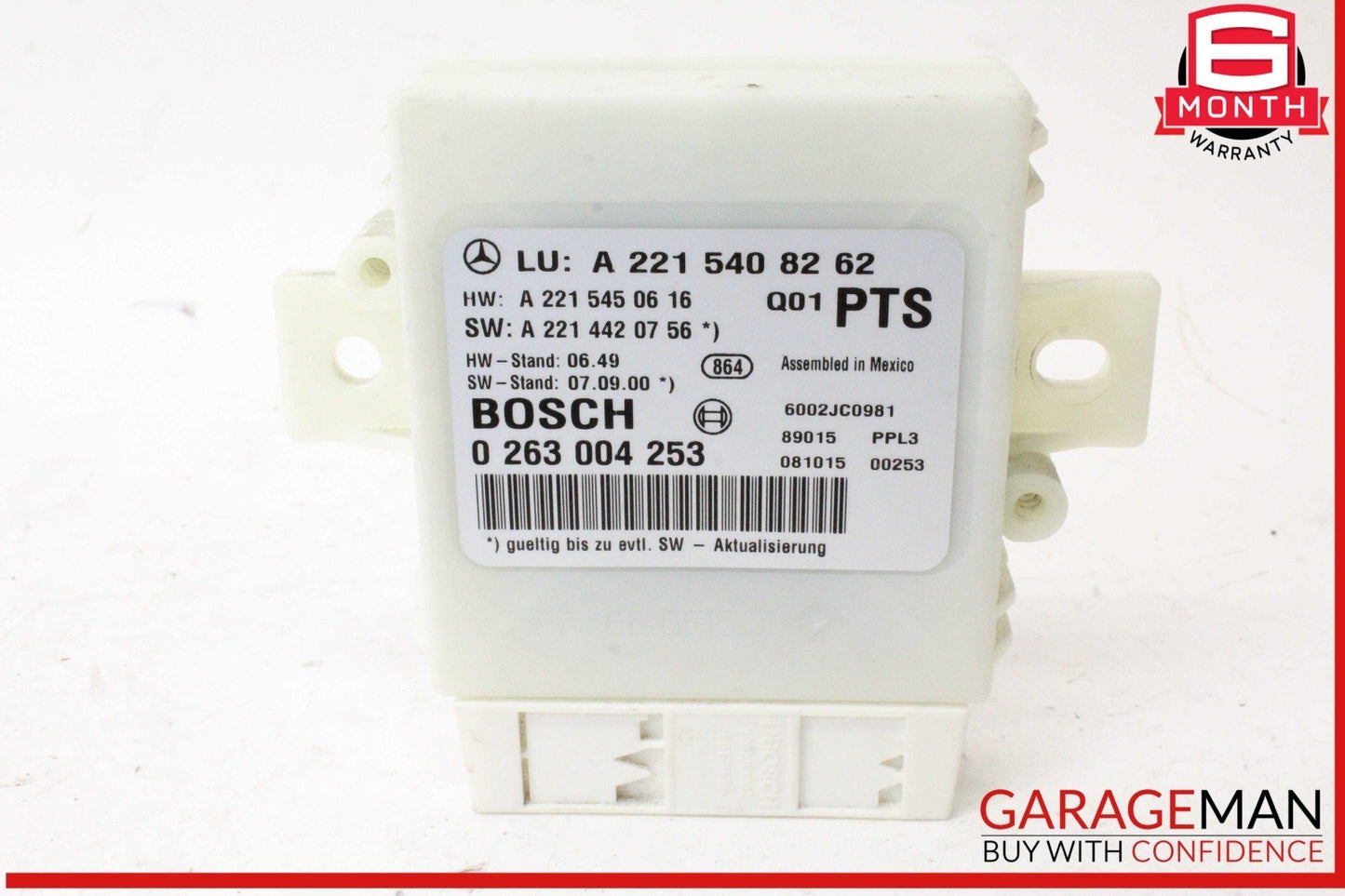 07-09 Mercedes W221 S550 CL550 Parking Back Up Reverse Distance Control Module