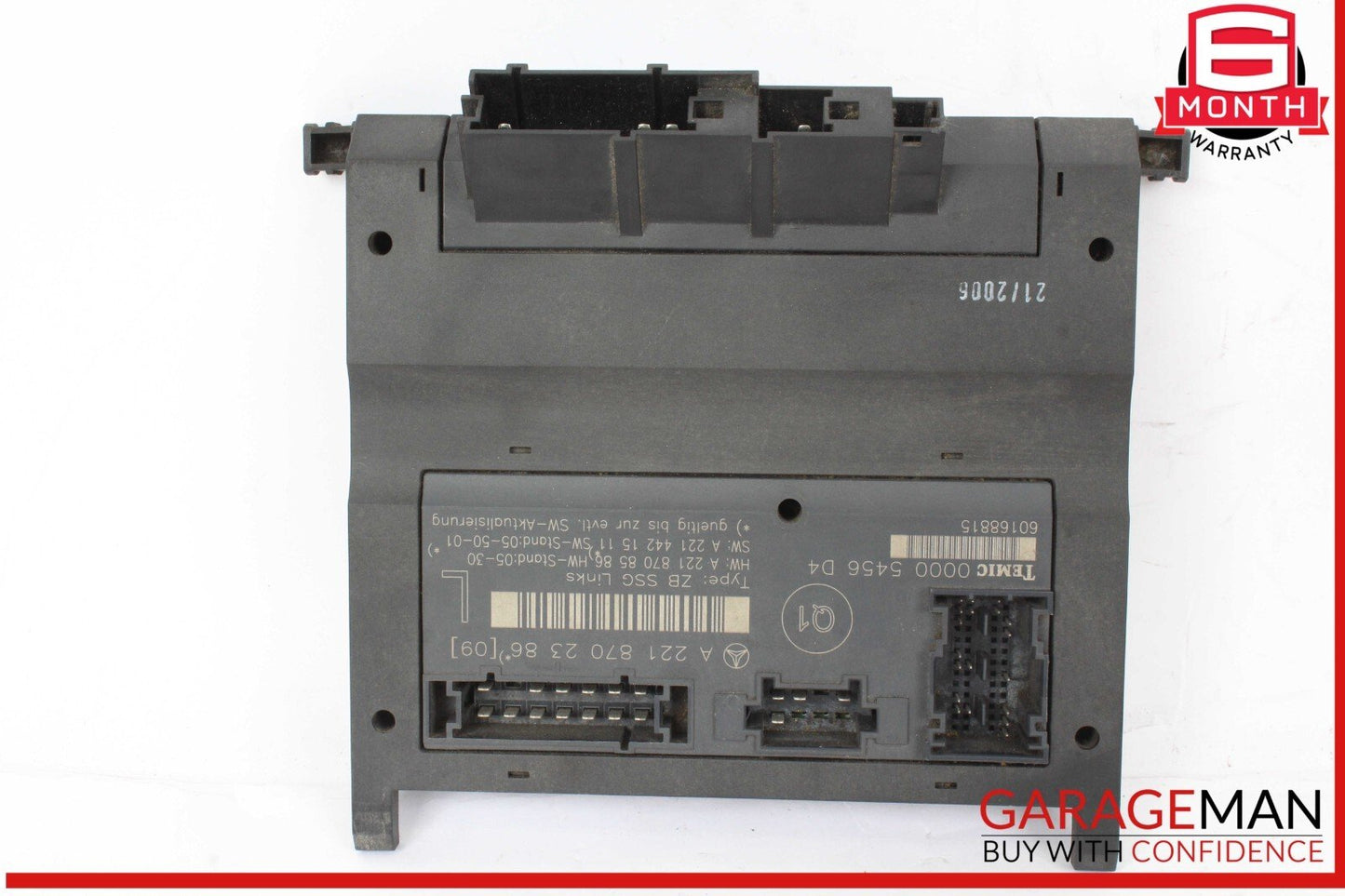 07-13 Mercedes W221 S550 S63 Front Left Driver Side Under Seat Control Unit OEM