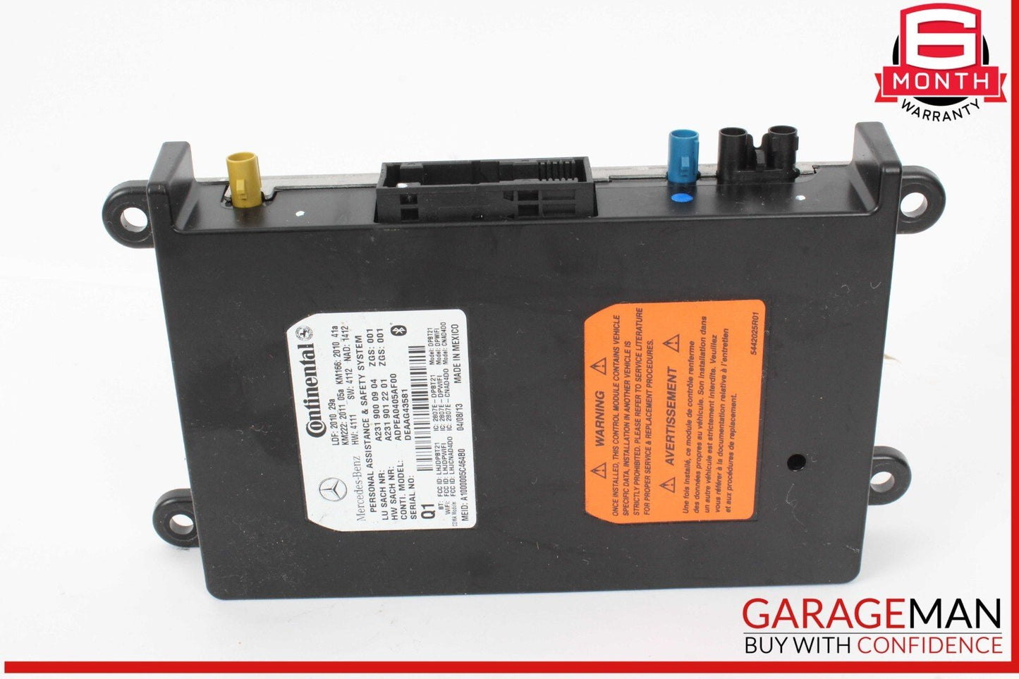 10-20 Mercedes X166 GL450 Communication Control Module Unit OEM