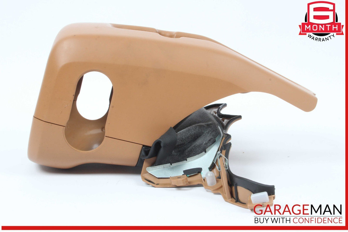 10-16 Porsche Panamera 970 Steering Column Cover Trim Brown OEM