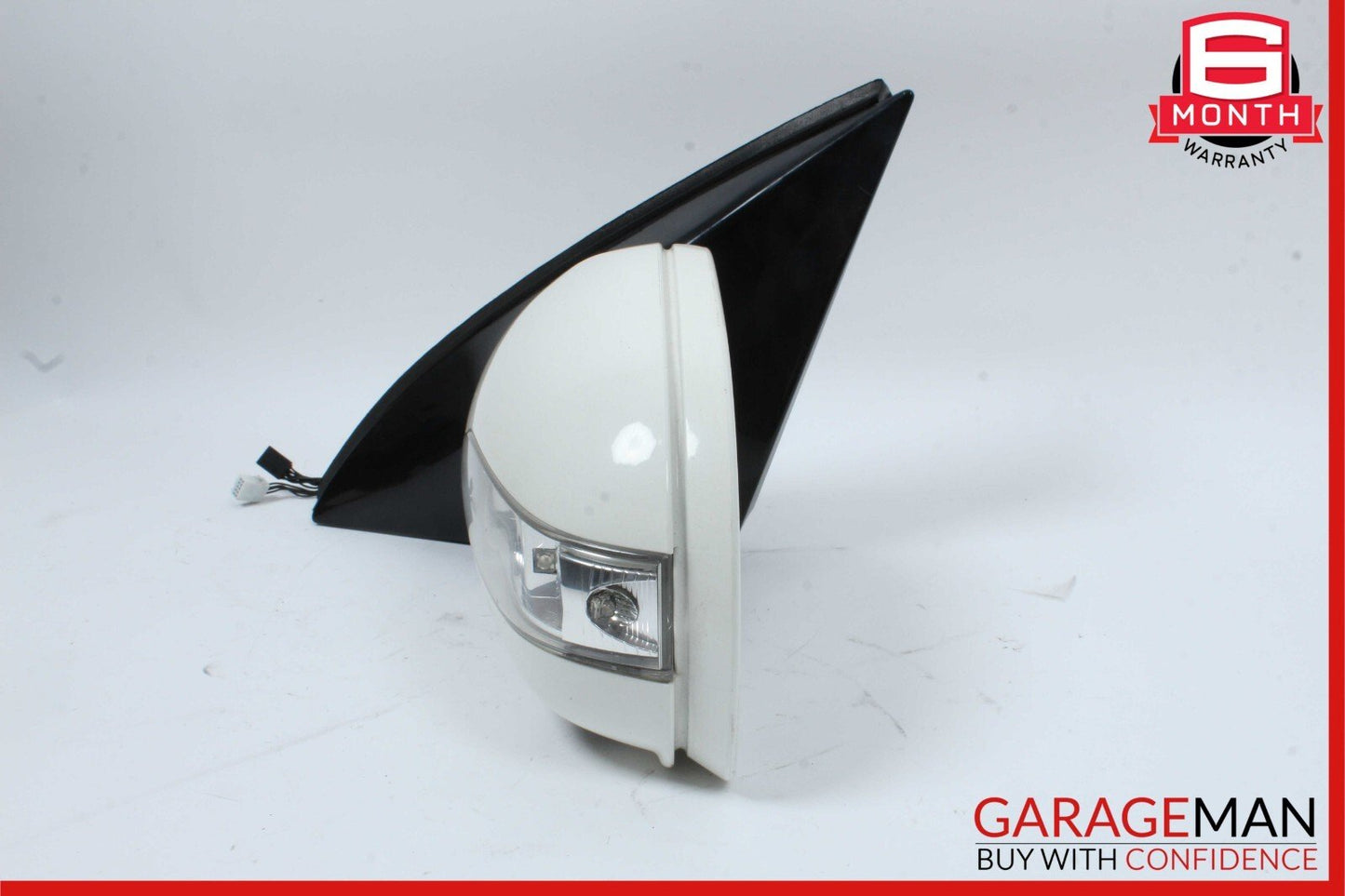 06-10 Mercedes W251 R350 R500 Front Left Side Mirror Door Rear View White OEM