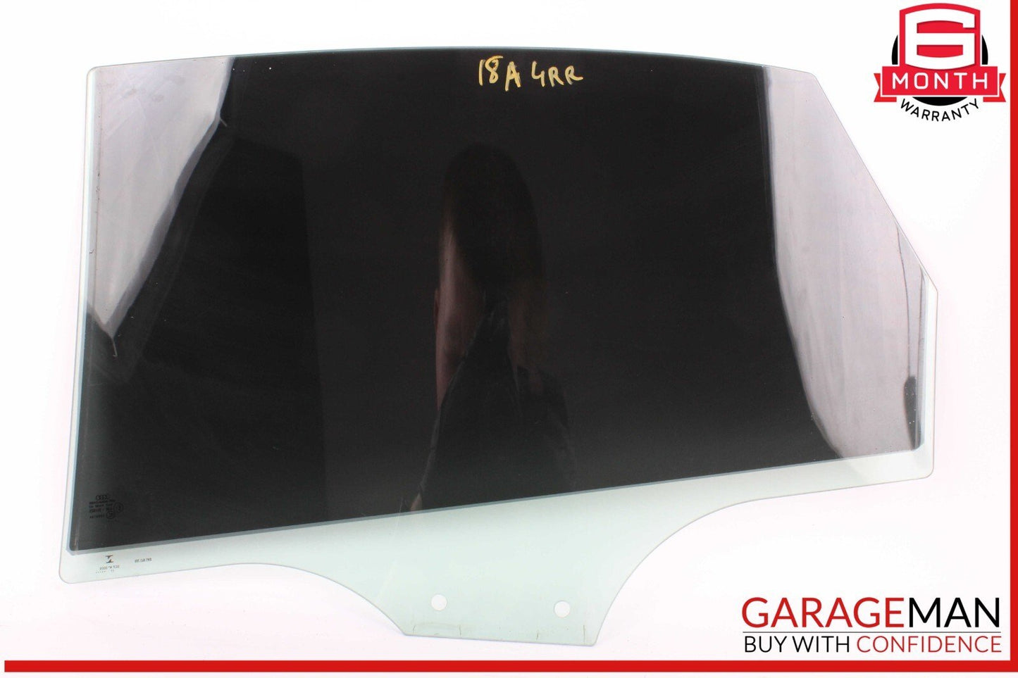 17-24 Audi A4 Quattro Rear Right Passenger Side Door Window Glass 8W5845206 OEM