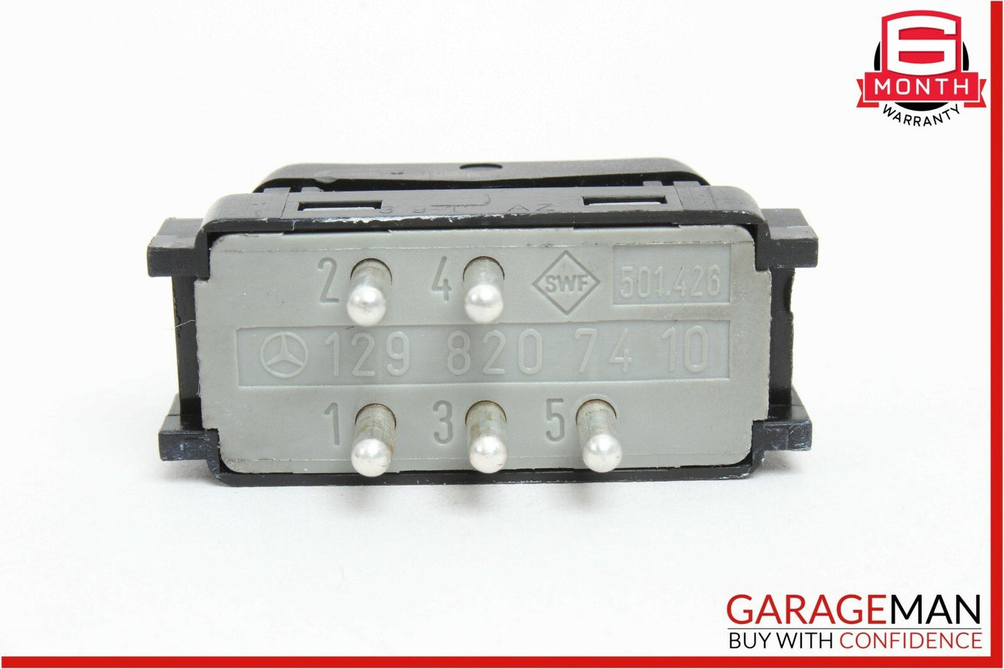 90-95 Mercedes R129 SL320 SL500 Heated Rear Window Pane Switch 1298207410 OEM