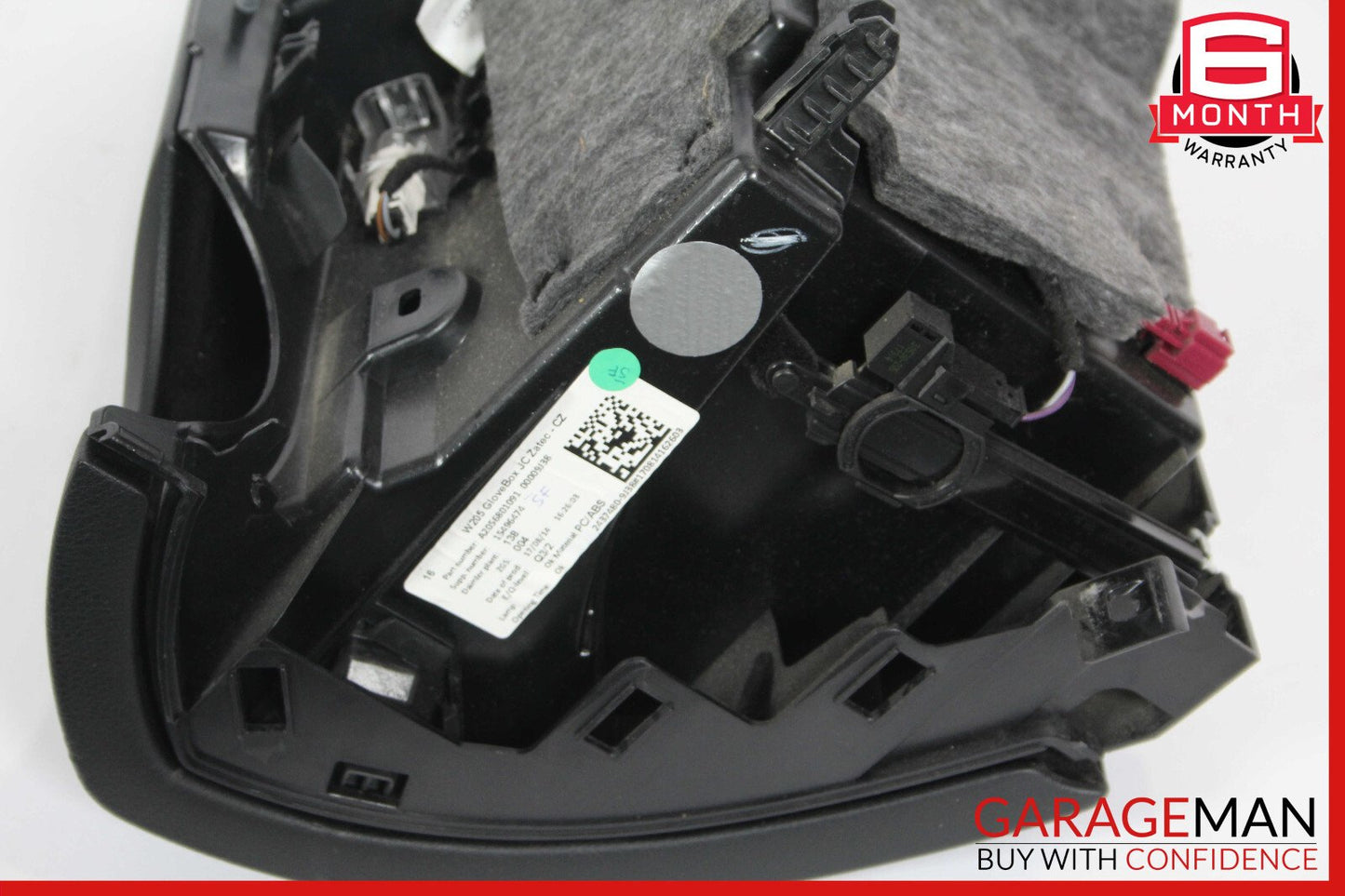 15-21 Mercedes W205 C400 Dashboard Glove Box Compartment Tray OEM