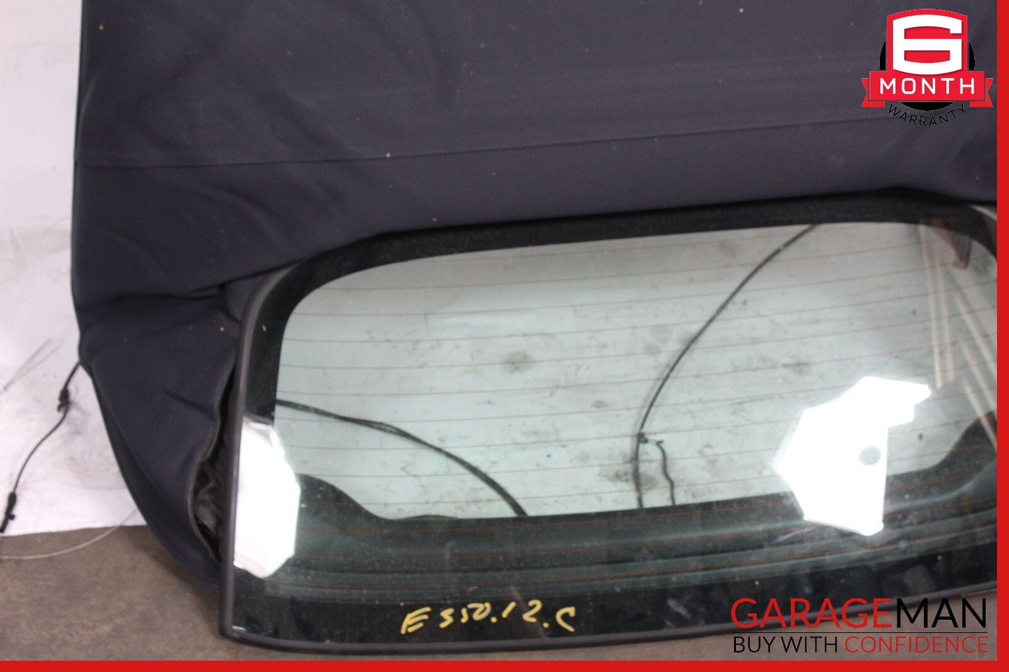 11-13 Mercedes W207 E350 E550 Convertible Softtop Soft Top Roof Glass Assembly