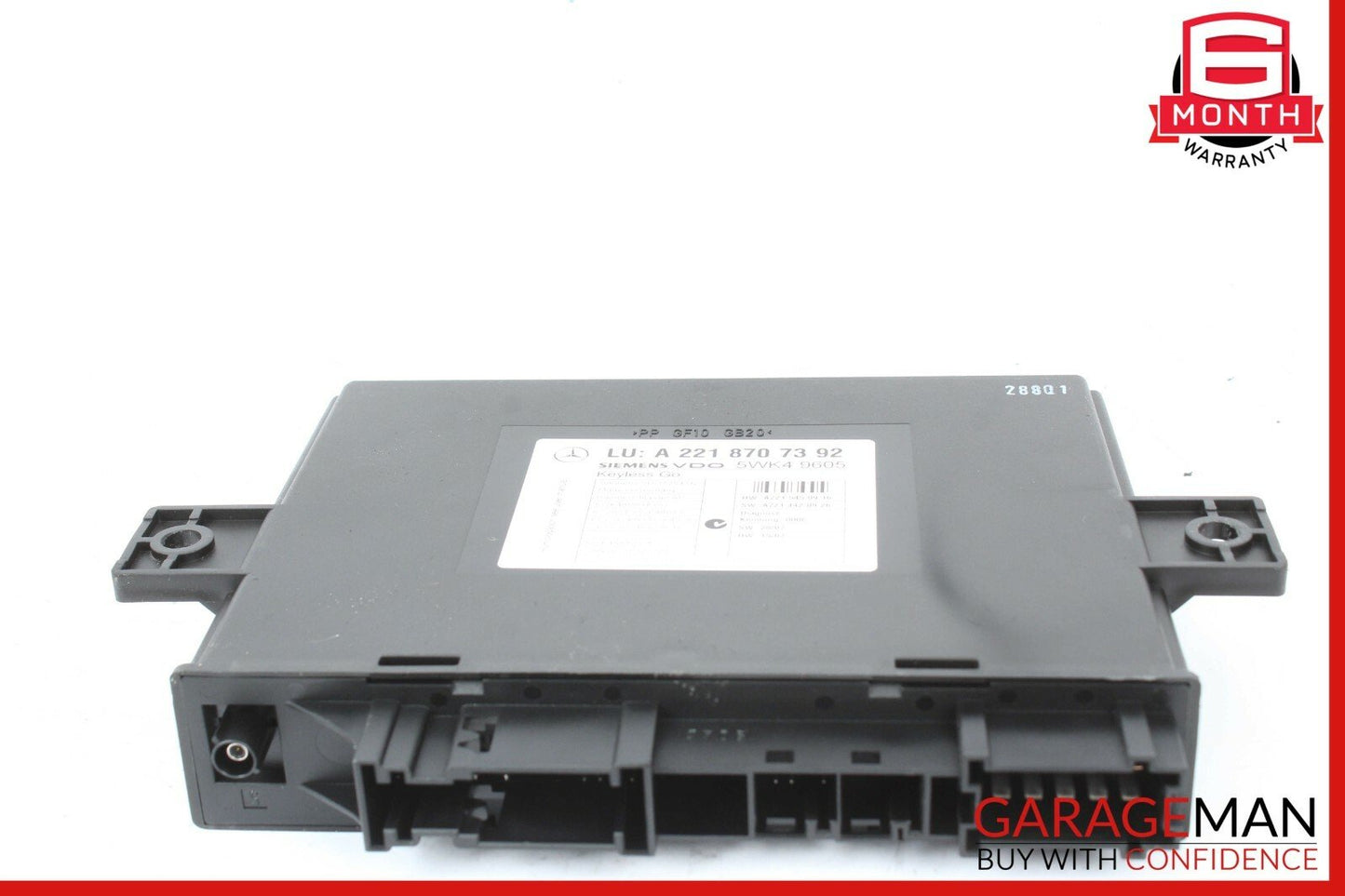 07-13 Mercedes W221 S550 S600 S63 AMG Door Keyless Go Entry Control Module Unit