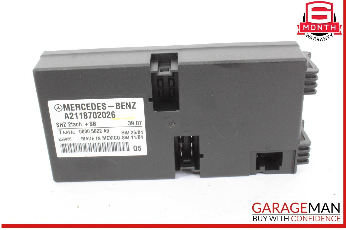 06-13 Mercedes X164 GL550 Heated Seat Control Module Unit 2118702026 OEM