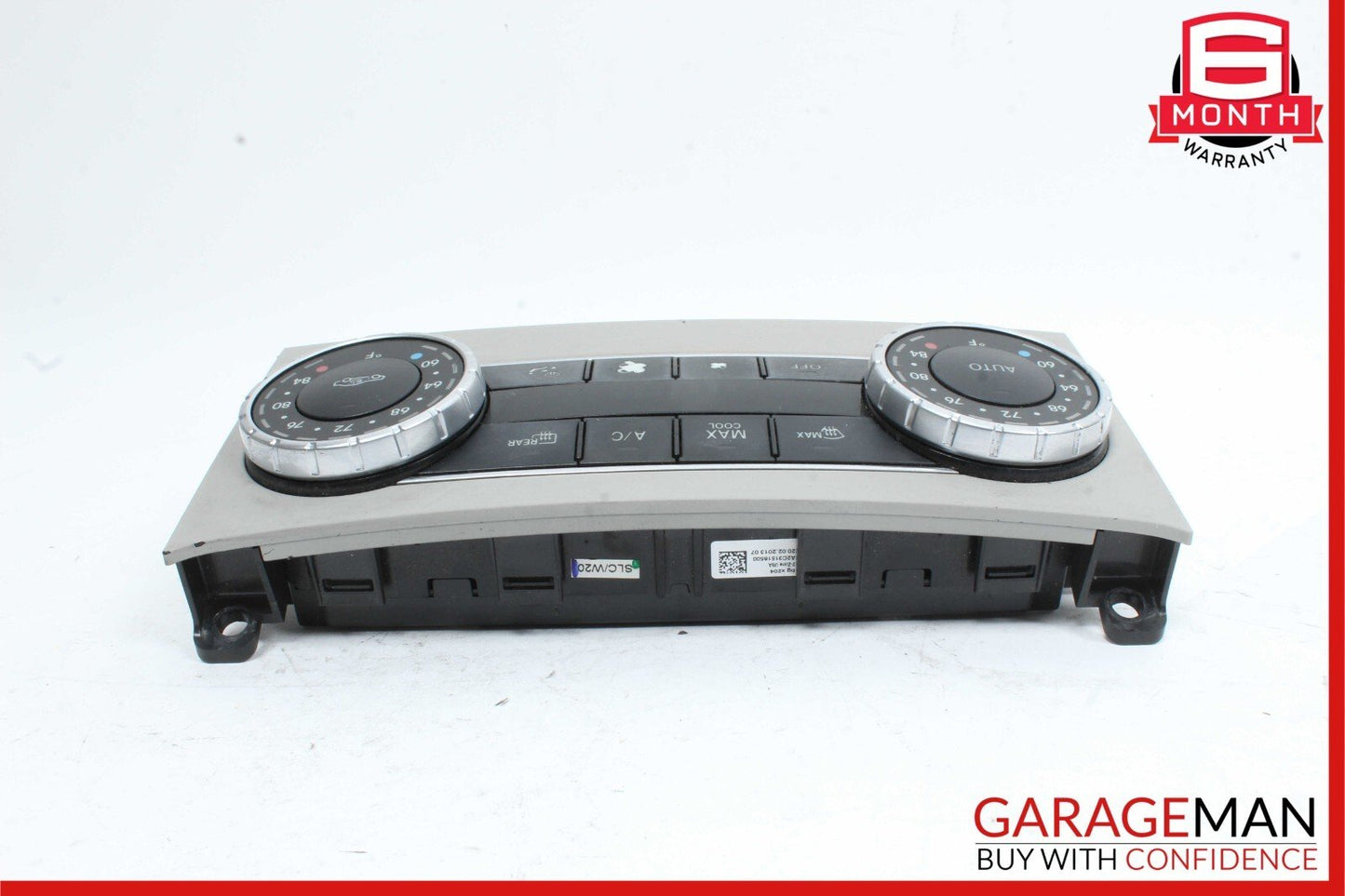 12-14 Mercedes W204 C250 C300 A/C Heater Climate Control Switch Assembly Grey