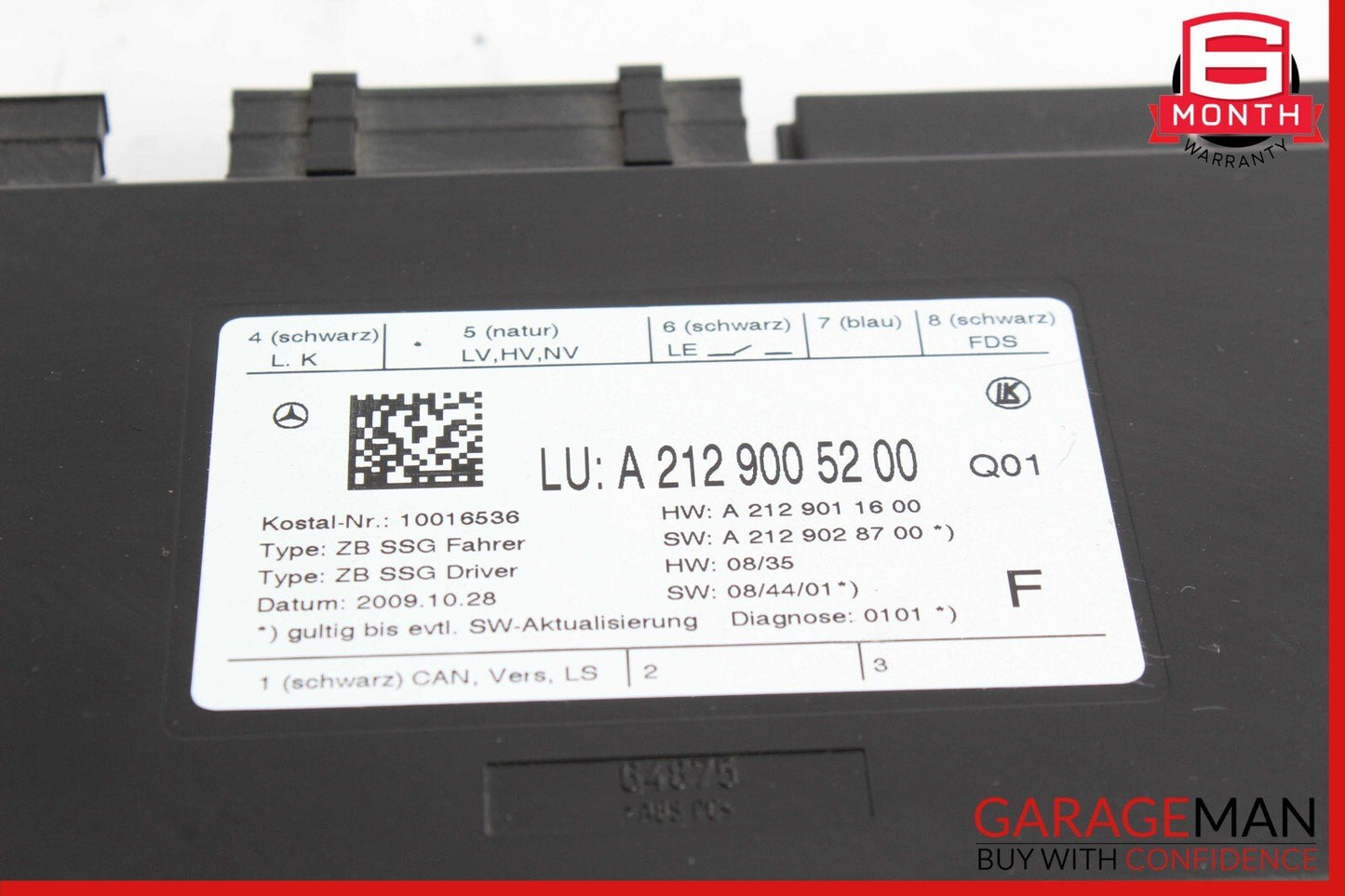 08-18 Mercedes W221 S550 SLK250 C250 Front Left Side Seat Control Module Unit
