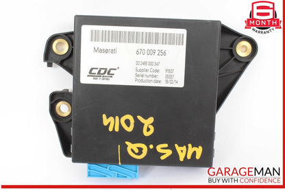 14-18 Maserati Quattroporte Suspension Control Module Unit 670009256 OEM