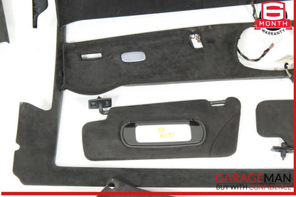 2003 Mercedes R230 SL500 Designo Headliner Set Visors OEM