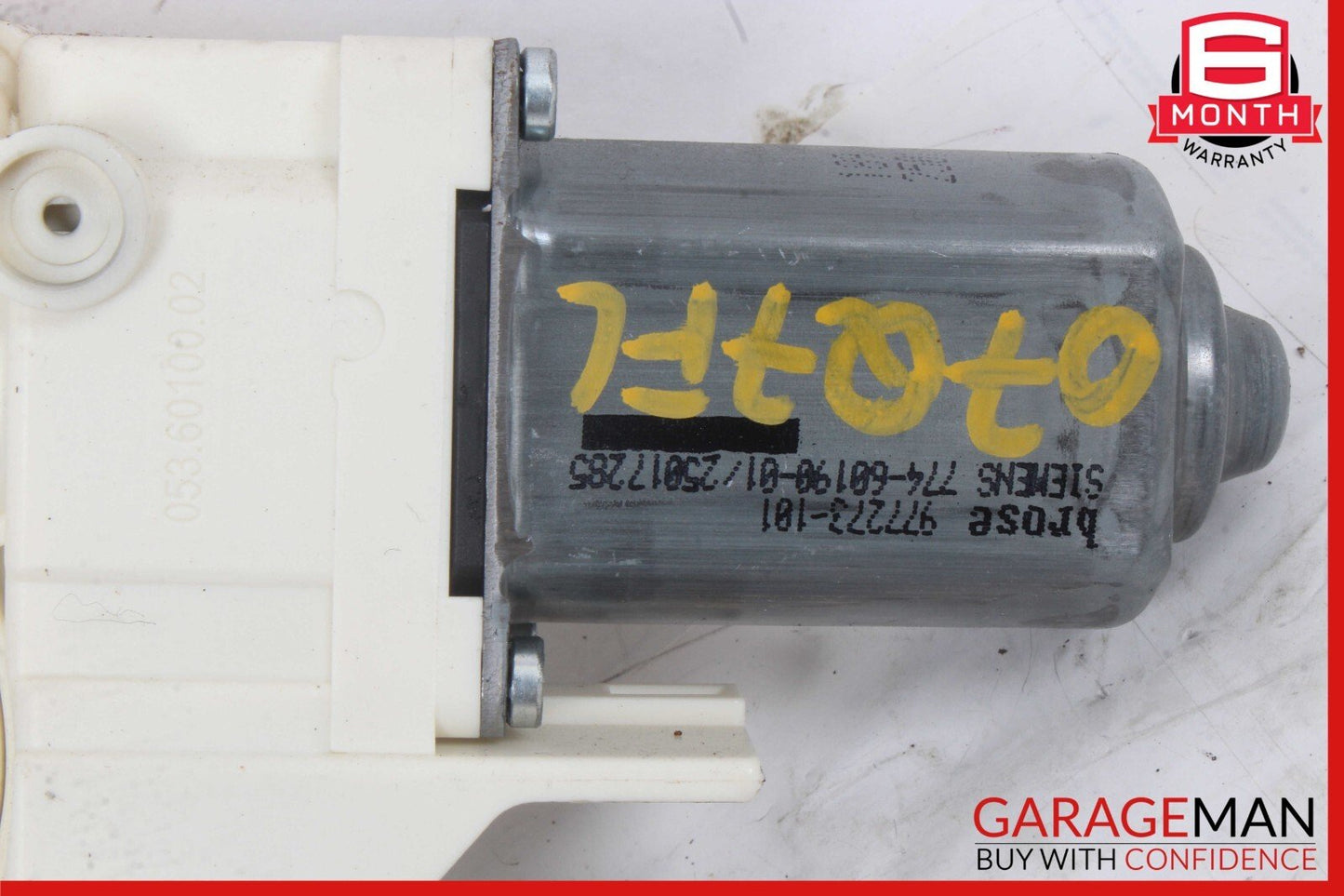 07- 15 Audi Q7 Left Driver Side Power Window Motor Regulator 4L0959801 OEM