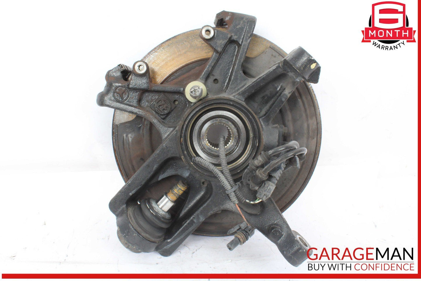 98-05 Mercedes W163 ML350 Rear Right Side Spindle Knuckle Hub w/ Rotor Disc OEM