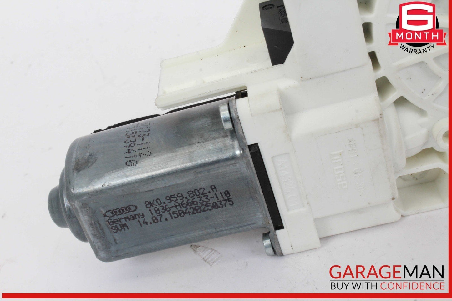 09-16 Audi S4 A4 Front Right Passenger Side Window Regulator Motor 8K0959802A