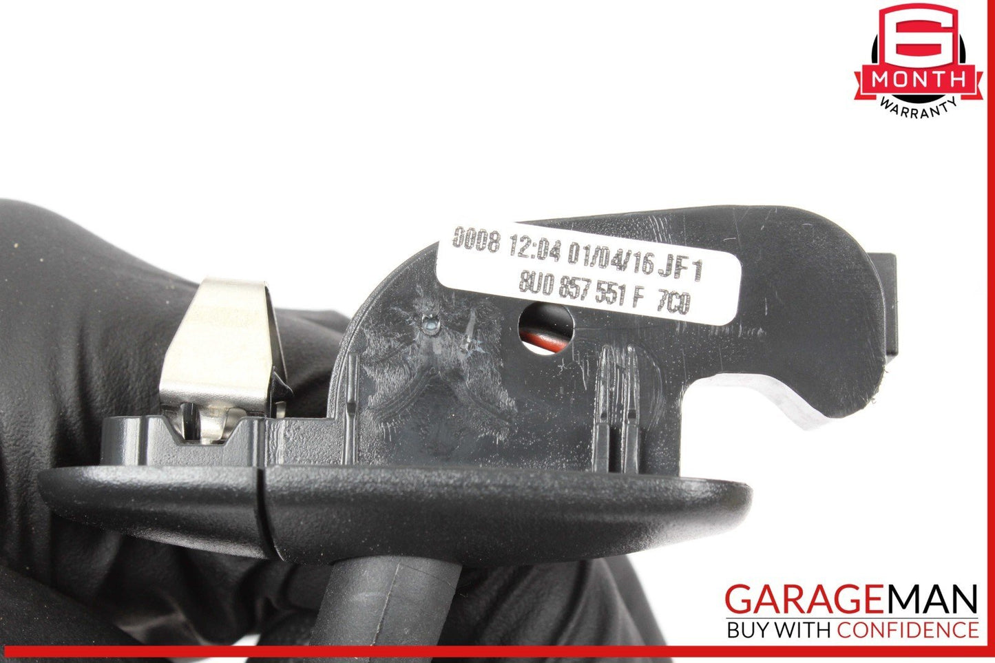 14-17 Audi SQ5 Front Left Driver Side Sun Visor Sunvisor Black 8U0857551F OEM