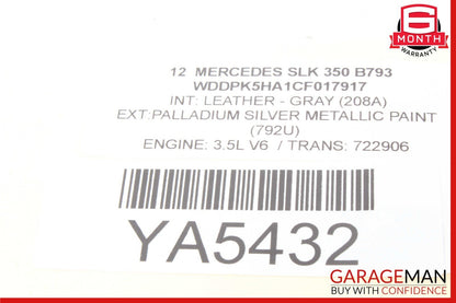 2012 Mercedes R172 SLK350 SLK250 Roof Convertible Top Module Control OEM