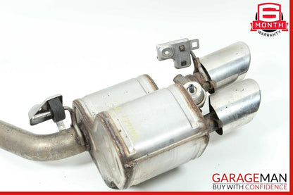 14-17 Maserati Ghibli Rear Left Driver Side Exhaust Muffler Dual Tip Assembly