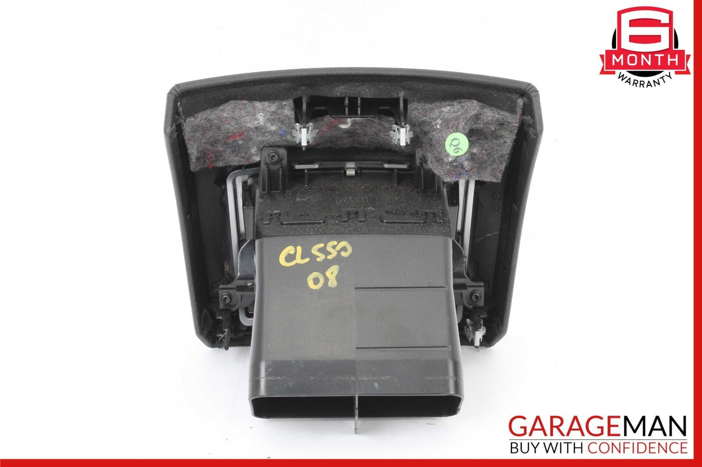 07-14 Mercedes W216 CL550 Center Console Rear AC Vent Trim Black 2218301054 OEM