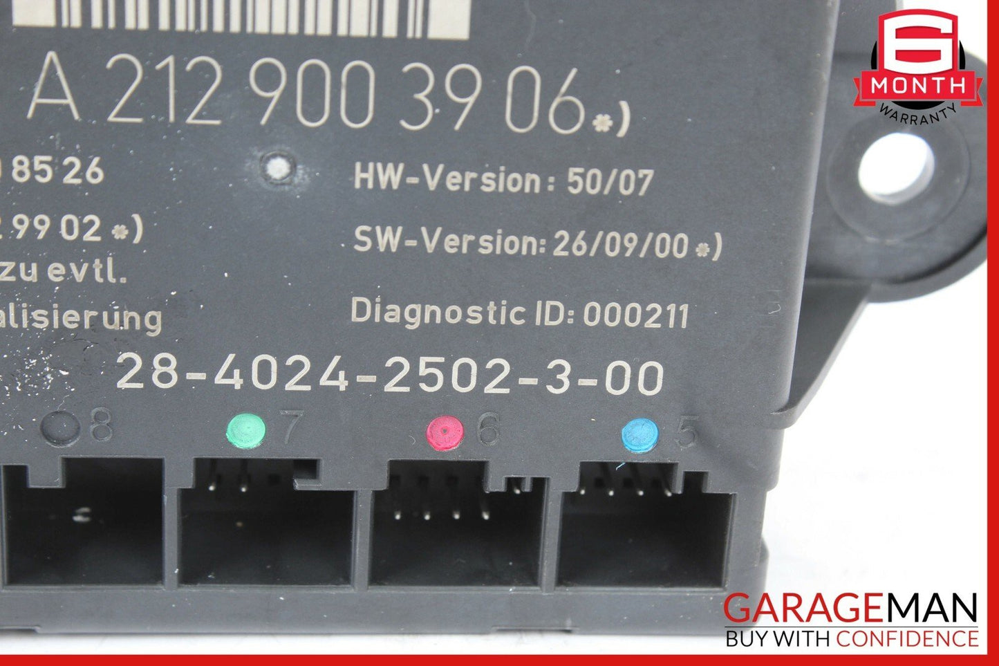 08-14 Mercedes W204 C250 C300 C350 Rear Left Side Door Control Module Unit