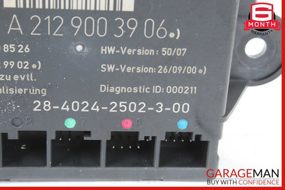 08-14 Mercedes W204 C250 C300 C350 Rear Left Side Door Control Module Unit