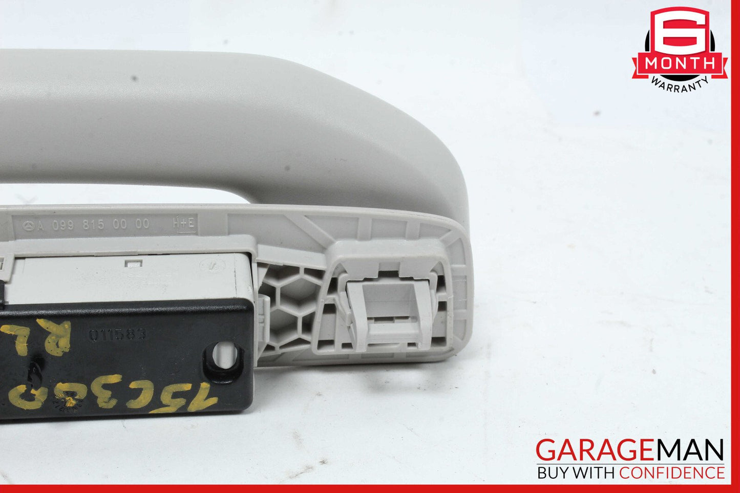 15-20 Mercedes W205 C300 Rear Left Side Roof Grab Handle w/ Lamp OEM