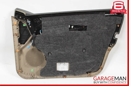 10-15 Mercedes X204 GLK350 Front Left Side Interior Door Trim Panel Cover Brown