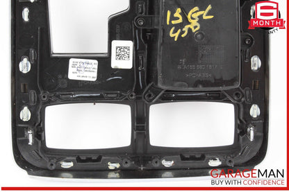 12-19 Mercedes X166 GL450 ML400 GLS550 Center Console Bezel Trim Black OEM