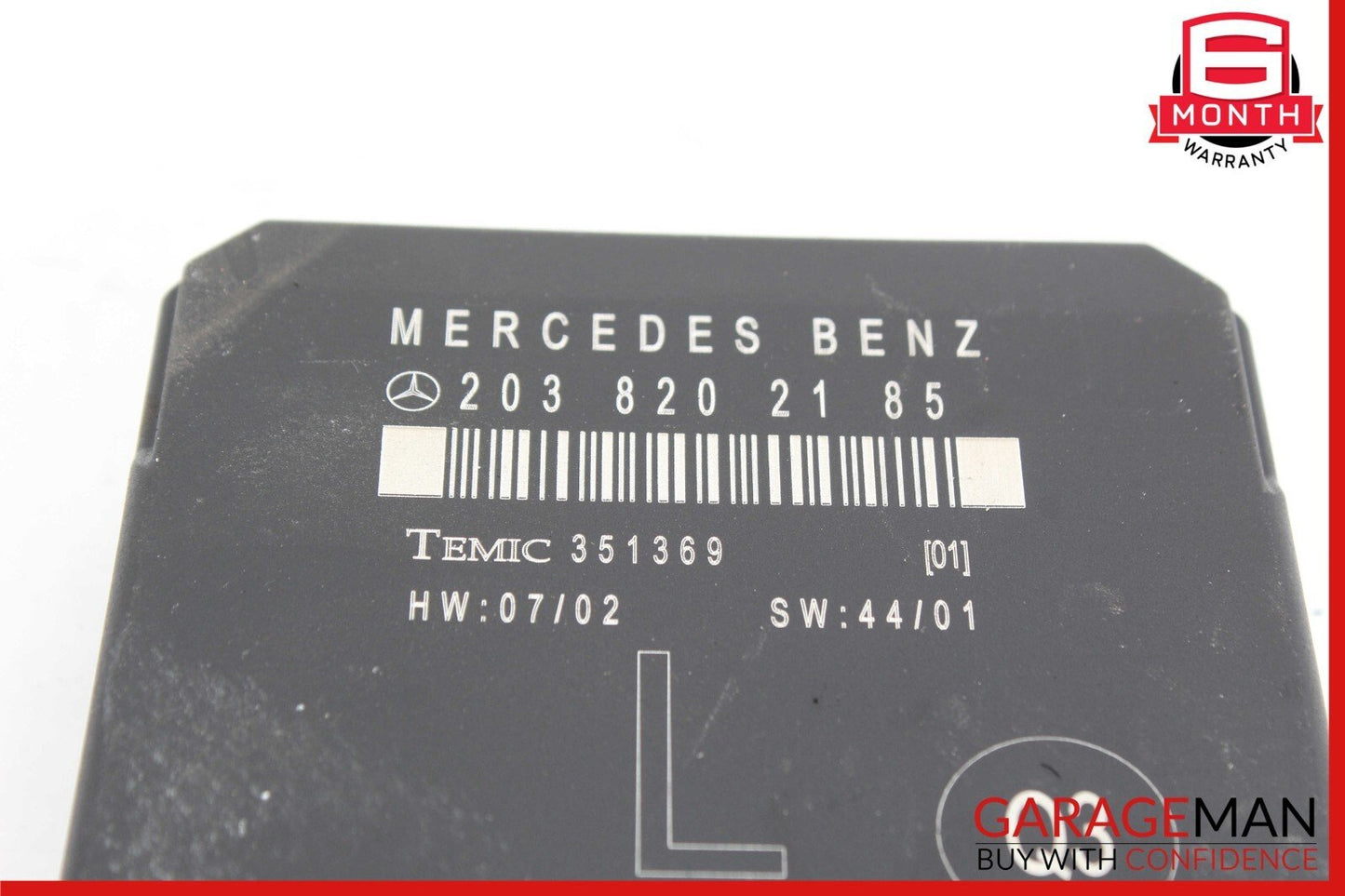 01-07 Mercedes W203 C240 C230 C320 Rear Left Side Door Computer Control Module