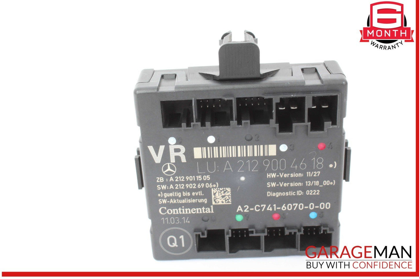 08-18 Mercedes X204 GLK350 GLK250 C250 Front Right Side Door Control Module Unit