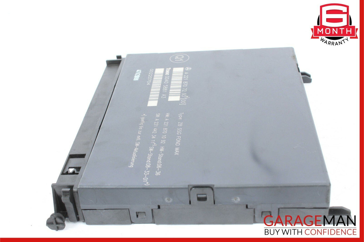 07-13 Mercedes W221 S550 S63 AMG Rear Seat Control Controller Module Unit OEM