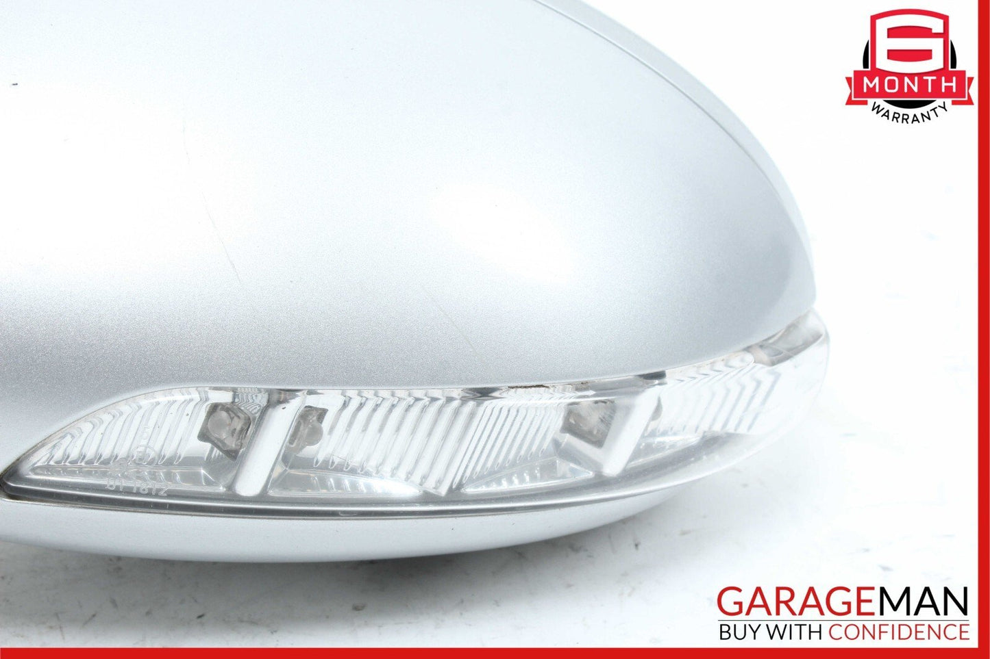 06-08 Mercedes W219 CLS500 Front Left Side Door Mirror Rear View Silver OEM
