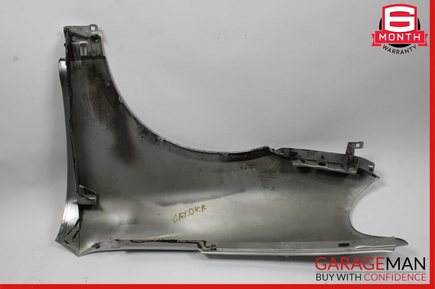 03-06 Porsche Cayenne 955 Front Right Passenger Side Wing Fender Panel Silver
