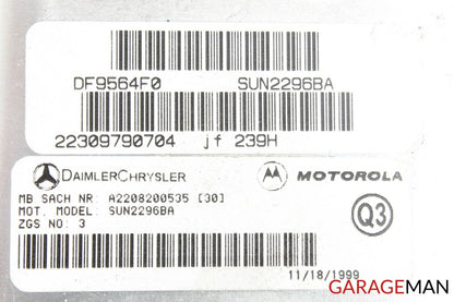 98-02 Mercedes W208 CLK320 E320 Motorola Voice Command Control Module Unit OEM