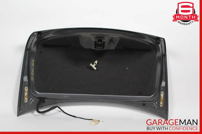 03-13 Maserati Quattroporte M139 Rear Trunk Lid Deck Shell Panel Gray OEM