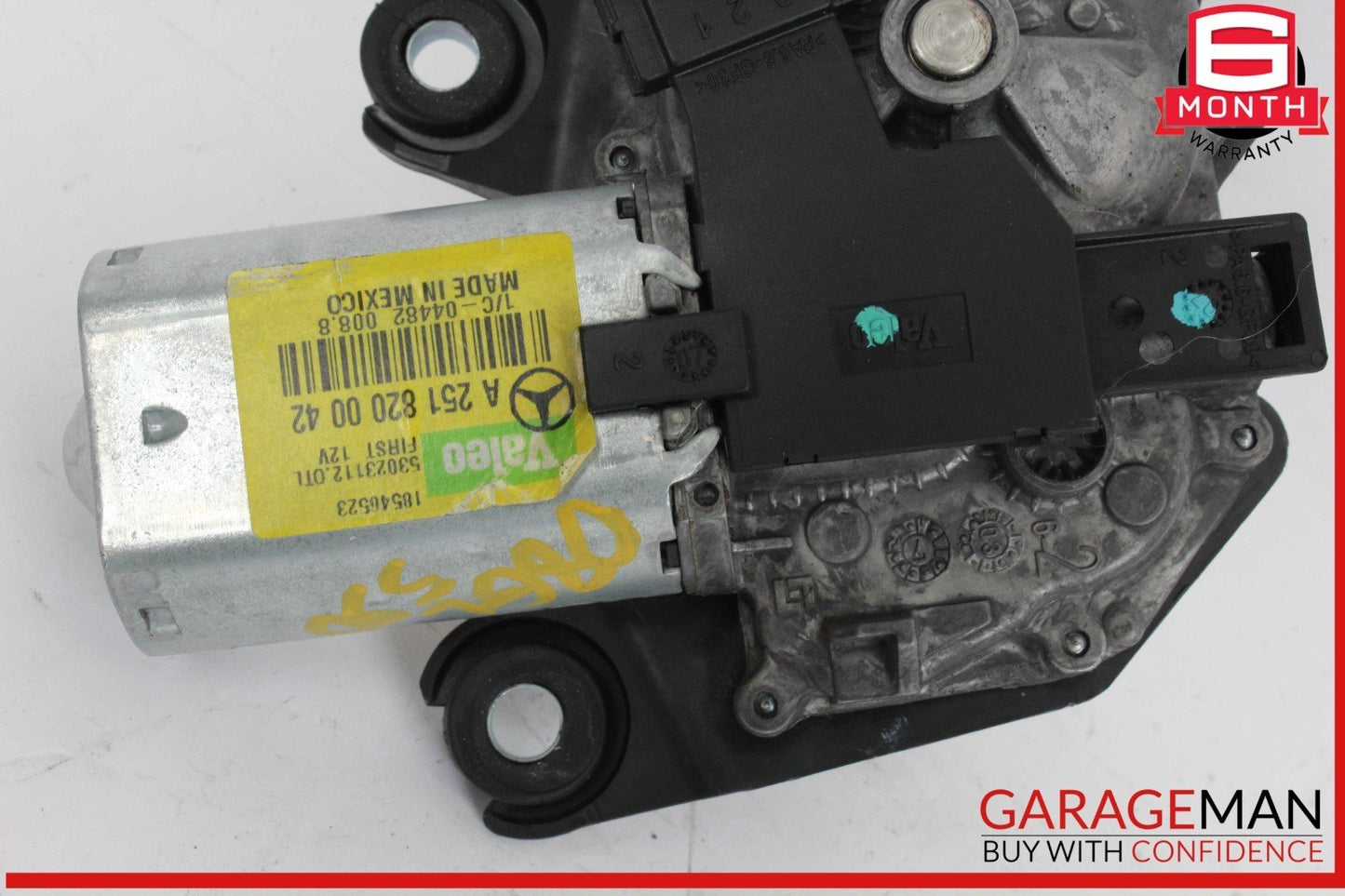 06-19 Mercedes X164 GL550 GL450 Rear Glass Windshield Wiper Motor 2518200042