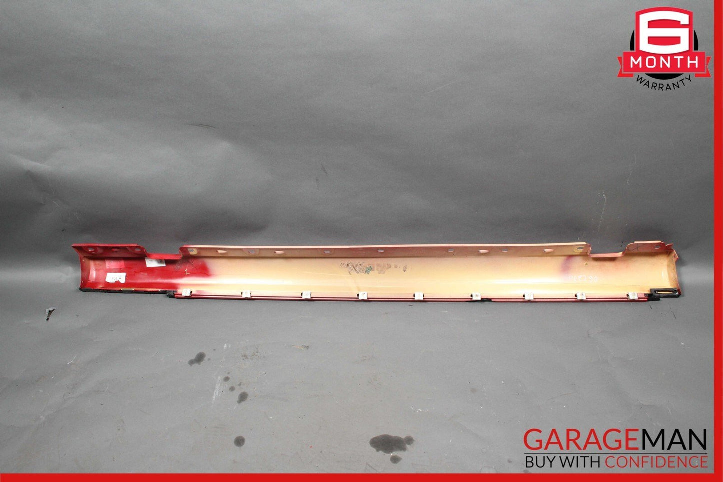 01-07 Mercedes W203 C230 C32 AMG Sport Sedan Left Side Skirt Rocker Panel Red