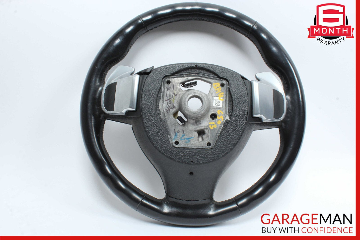 13-19 BMW 650i F06 Steering Wheel Black OEM