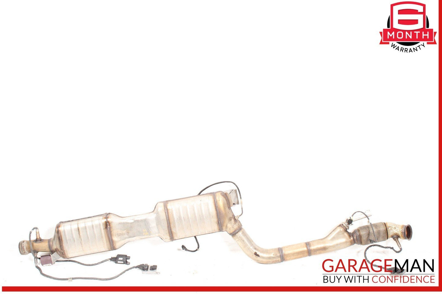 14-16 Mercedes W212 E250 Diesel Bluetec Center Exhaust Pipe Silencer OEM