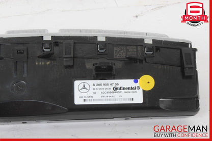 15-20 Mercedes W205 C300 C350e C400 A/C AC Heater Climate Control Switch OEM