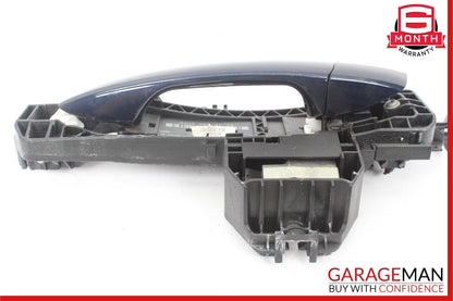 08-14 Mercedes W204 C300 Rear Left Driver Side Exterior Door Handle Blue OEM