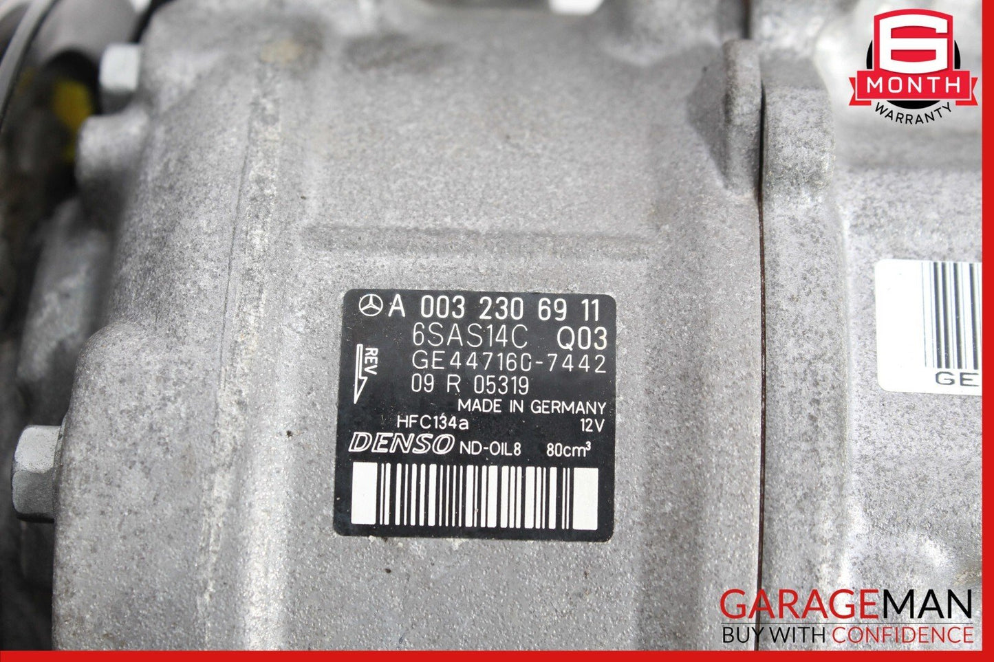 15-20 Mercedes W205 C300 A/C Air Conditioning Compressor 0032306911 OEM