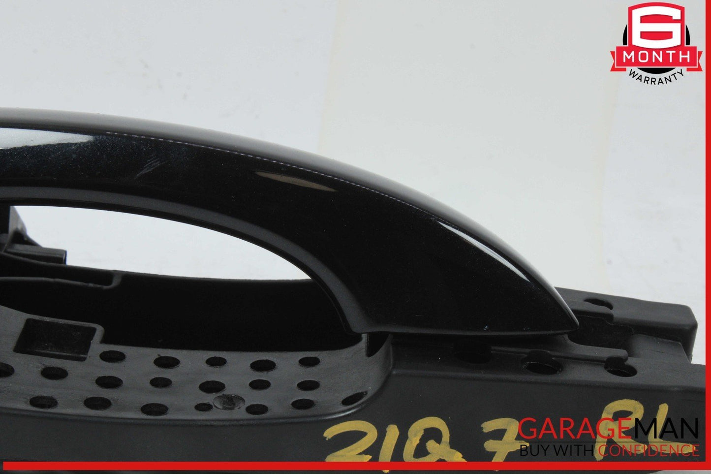 17-24 Audi Q7 Rear Left Driver Side Exterior Door Handle Black 4M0837885 OEM