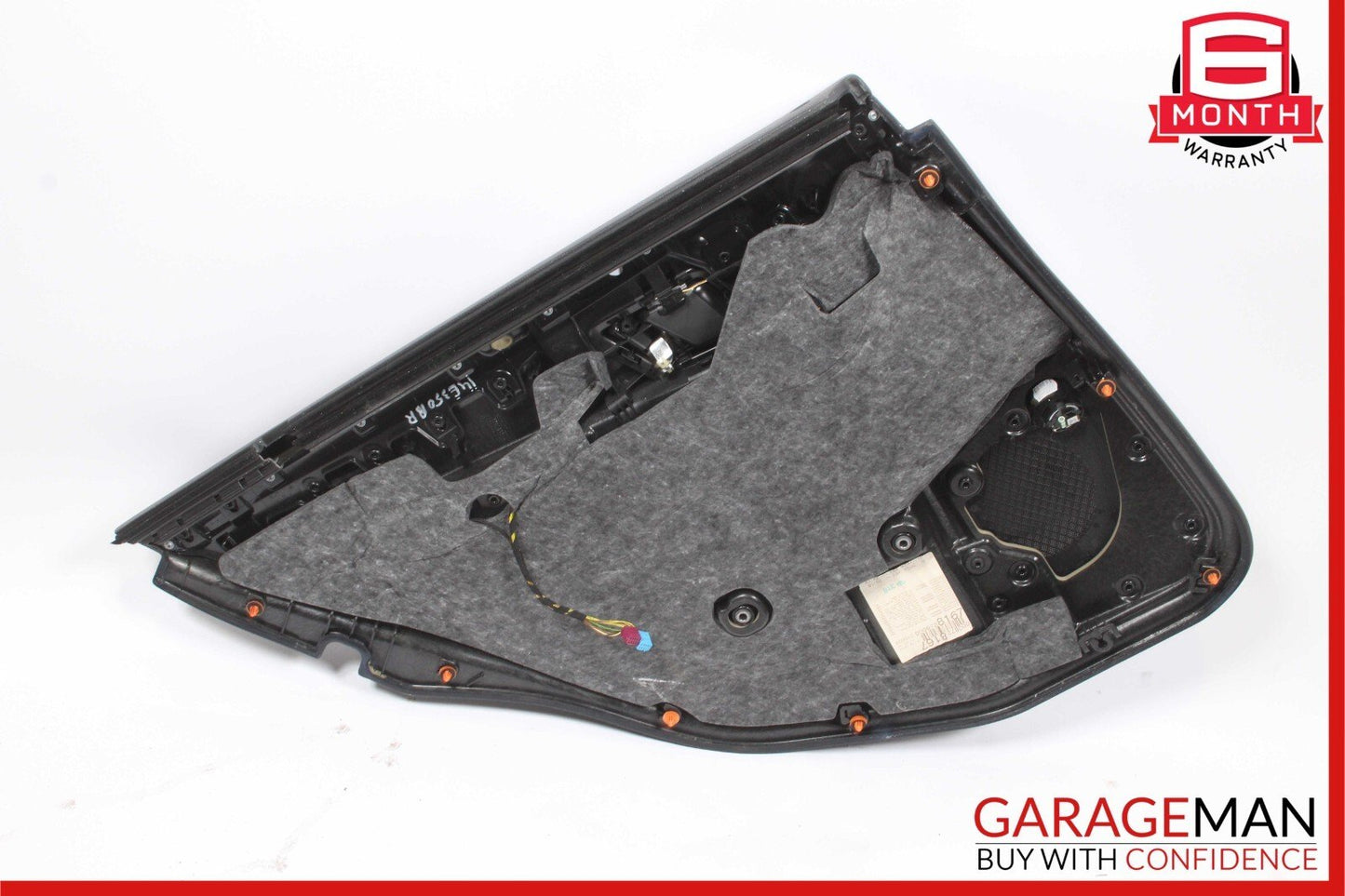 14-16 Mercedes W212 E400 E550 Rear Right Interior Door Panel Leather Grey OEM