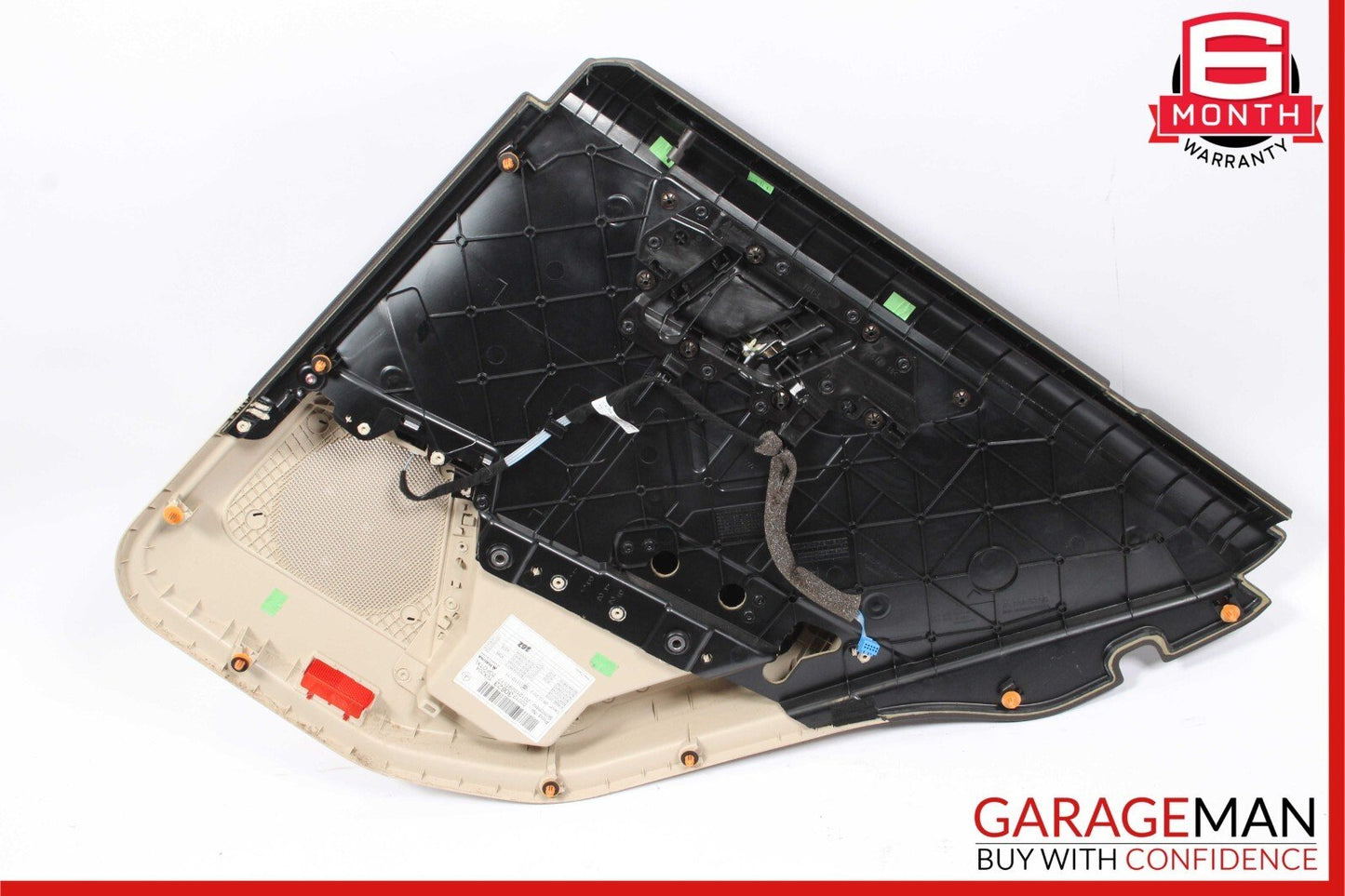 10-15 Mercedes X204 GLK320 GLK230 Rear Left Driver Interior Door Panel Beige OEM