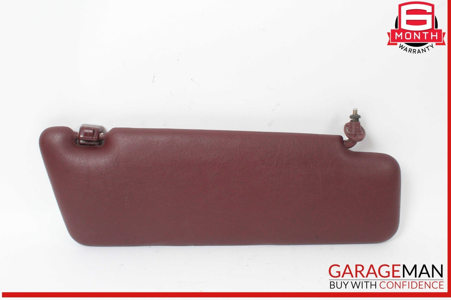 84-93 Mercedes W201 190E 190D Left Driver Side Sunvisor Burgundy OEM