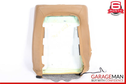 10-16 Mercedes W212 E350 E550 Front Right Top Upper Seat Cushion Cover Brown OEM