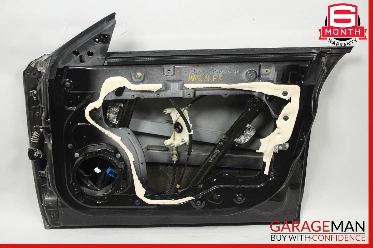 14-17 Maserati Ghibli Front Right Passenger Side Exterior Door Shell Black