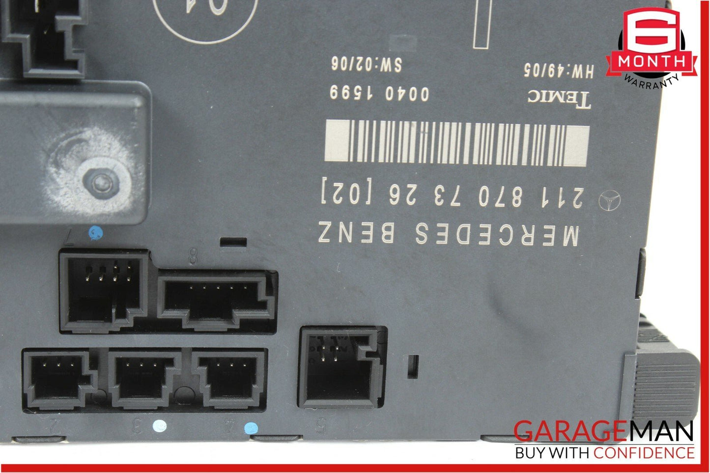 03-09 Mercedes W211 E550 E63 AMG Front Left Driver Side Door Control Module OEM